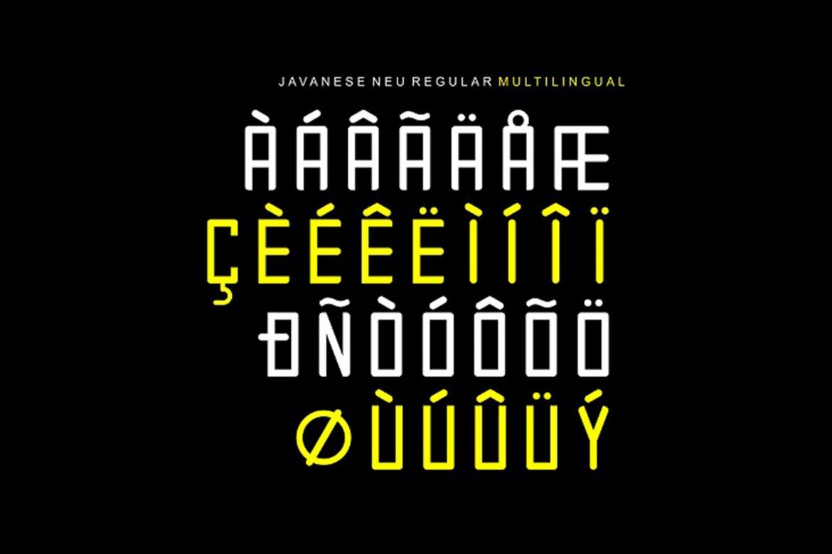 JAVANESE NUE Font - view 5