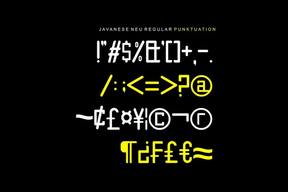 JAVANESE NUE Font - view 6