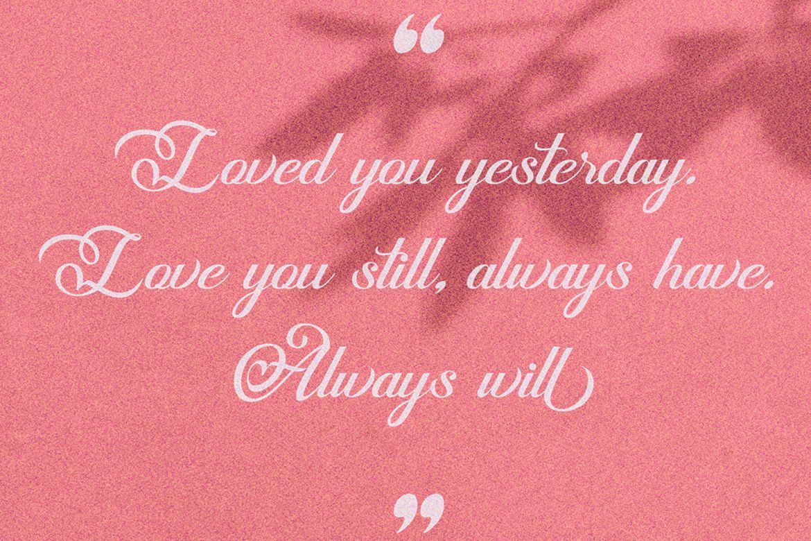 Feeling Lovely Font - view 15
