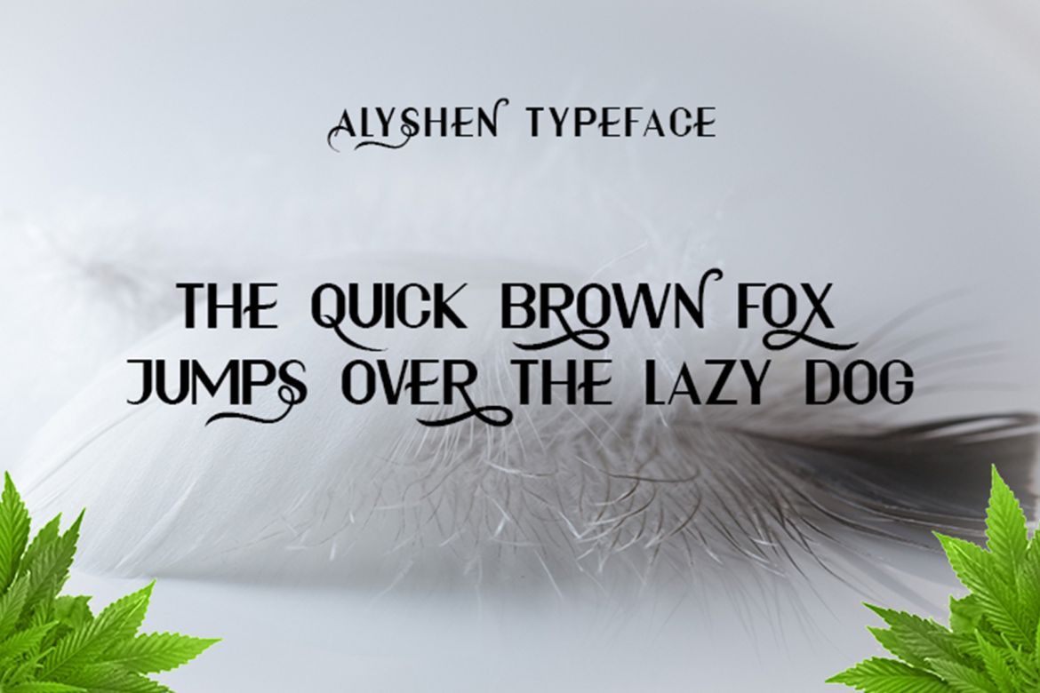 Alyshen Font - view 6