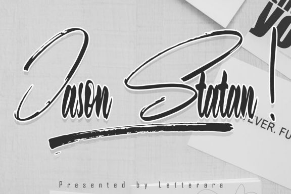 Jason Statan Brush Font