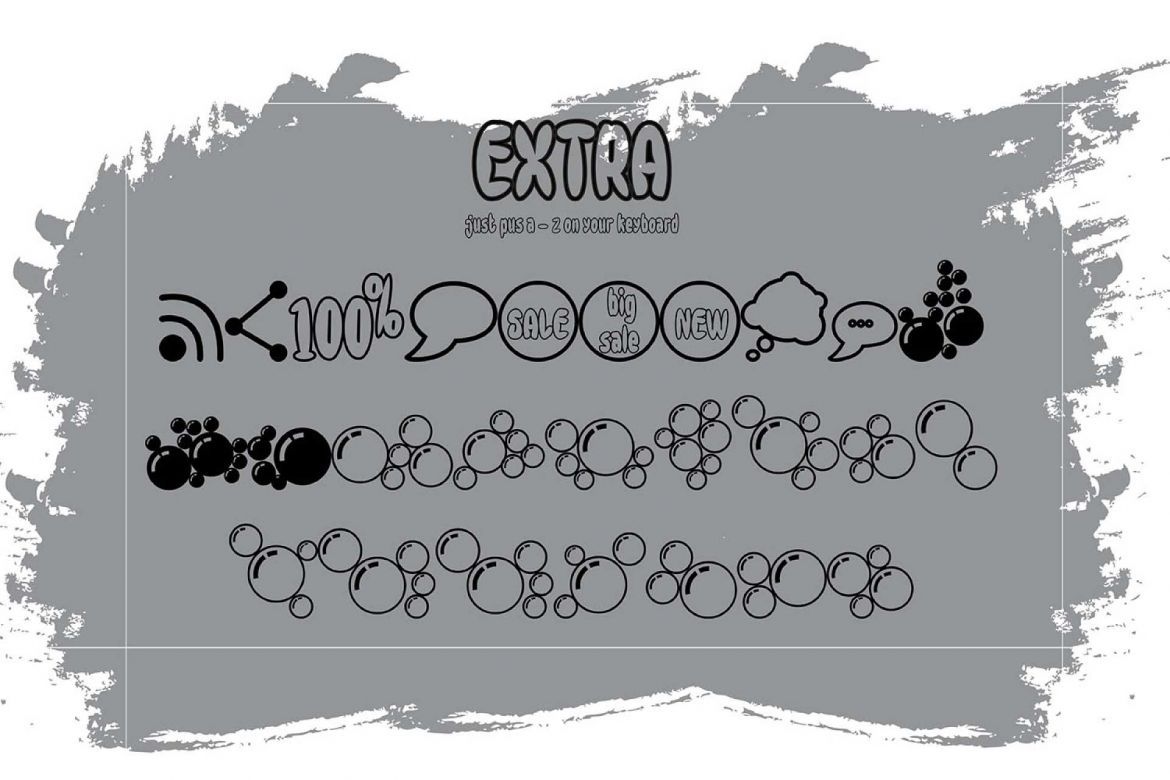 Sweet Bubble Font - view 9