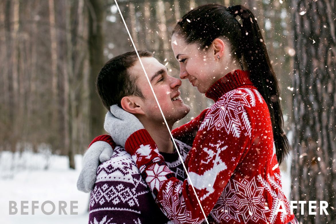 Snow Effect Overlays - view 8