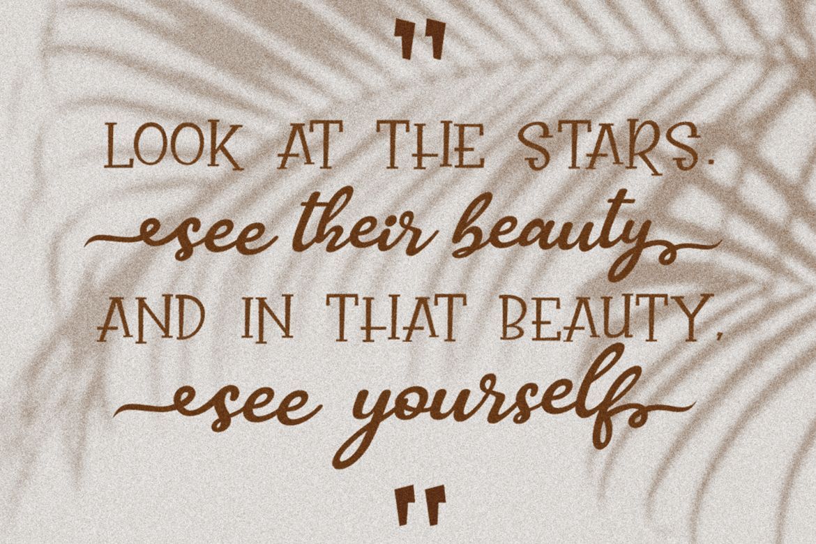 Falling Star Font Duo - view 4