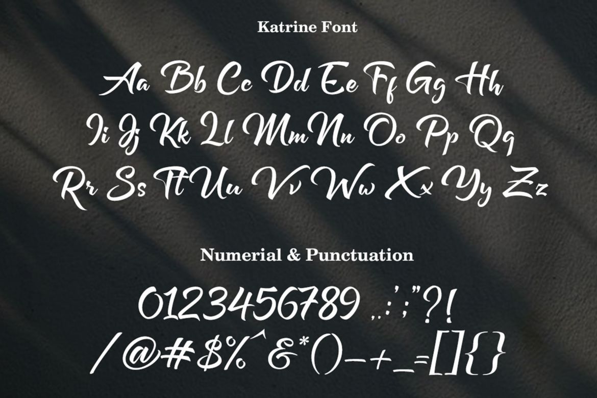 Katrine Bold Script Font - view 9