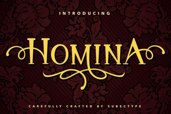 Homina Display Font
