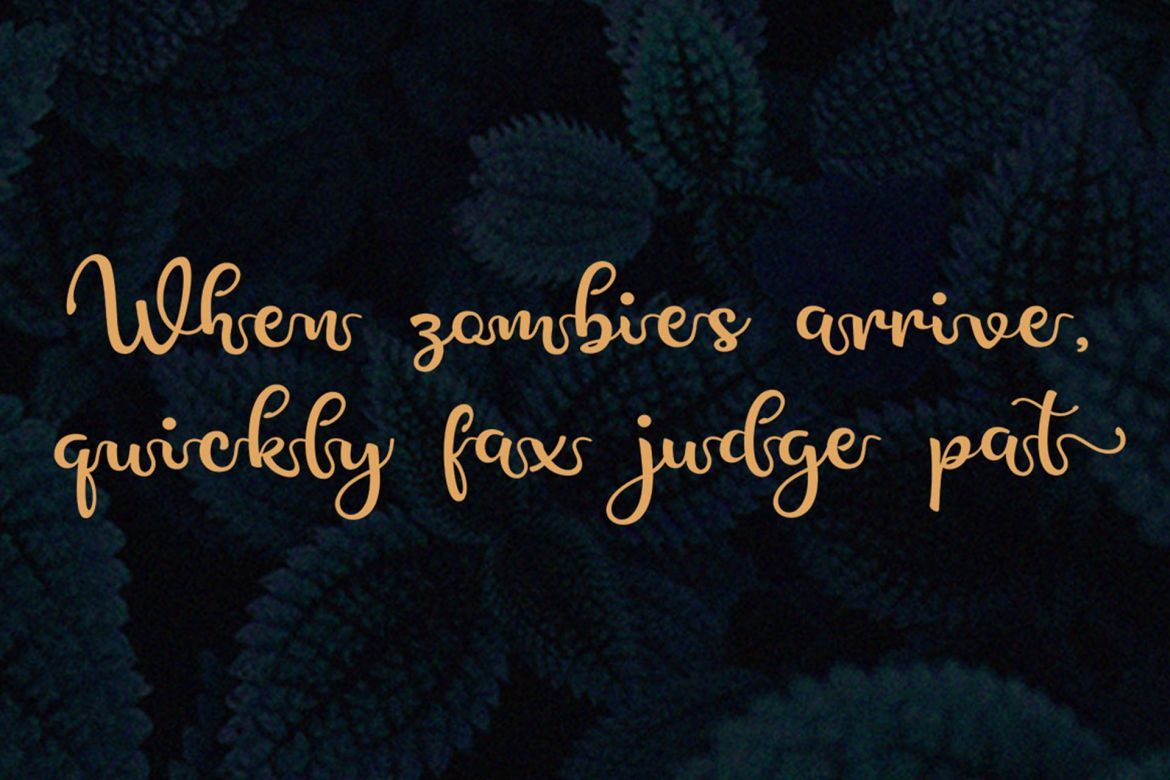 Aldania Unique Font - view 8