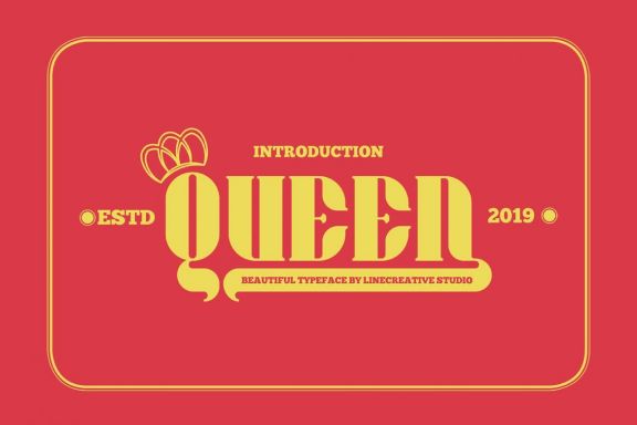 Queen Display Font