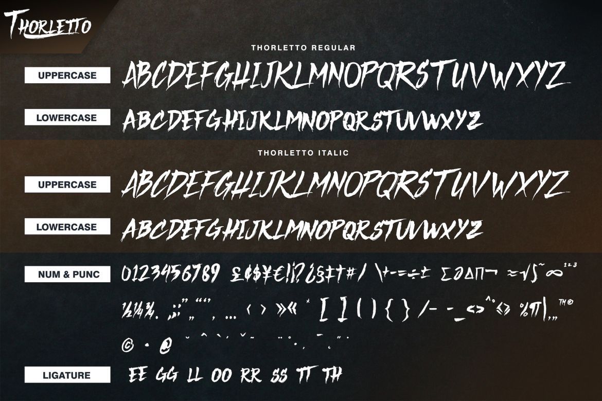 Thorletto Brush Font alt