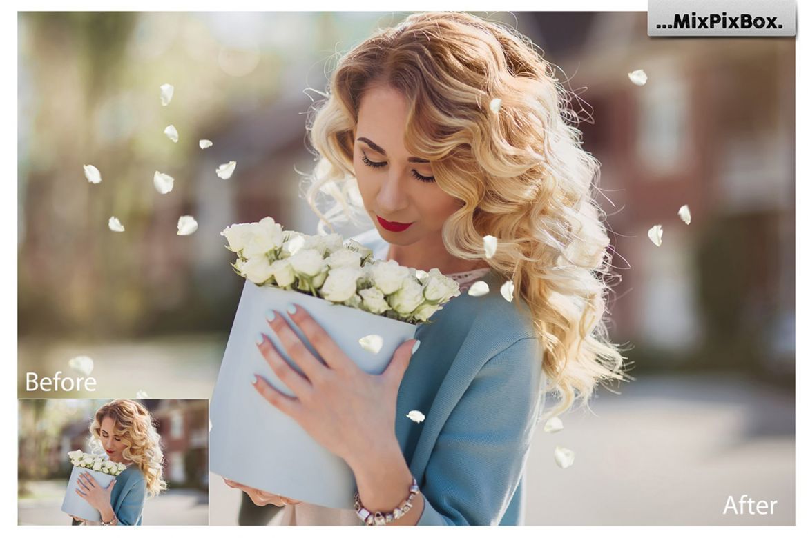 Flower Petals Photo Overlays - view 4