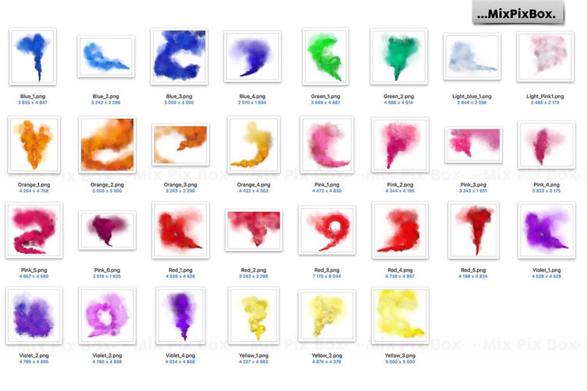 Smoke Bomb Photo Overlays alternate