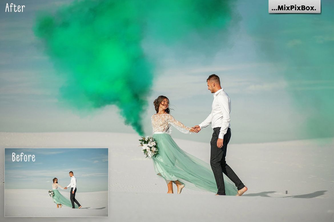 Smoke Bomb Photo Overlays - view 4