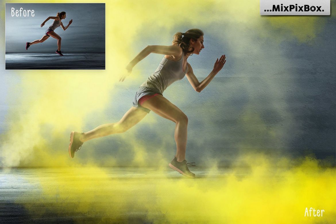 Smoke Bomb Photo Overlays - view 5