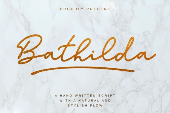Bathilda Monoline Font