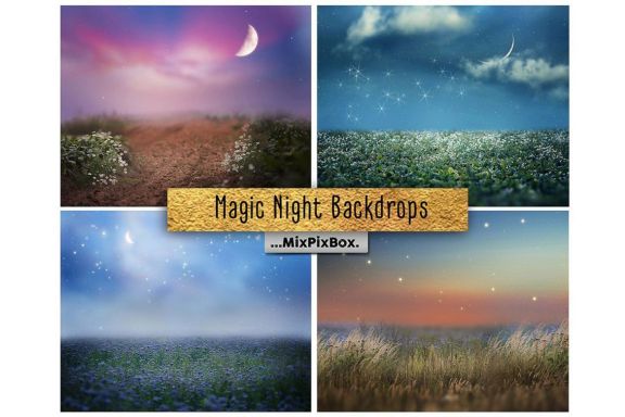 Magic Night Backdrop