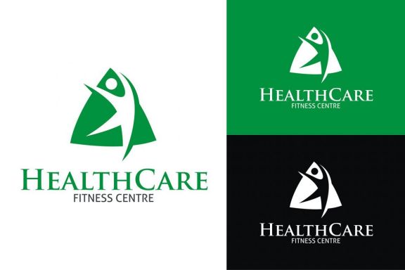 Health Care Fitness Logo