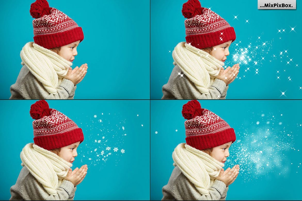 Blowing Snow Photo Overlays - view 3