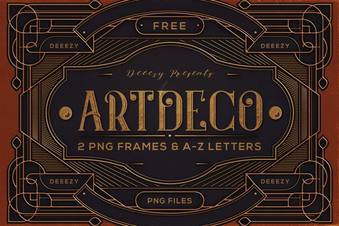 Free ArtDeco Frames & Letters alternate