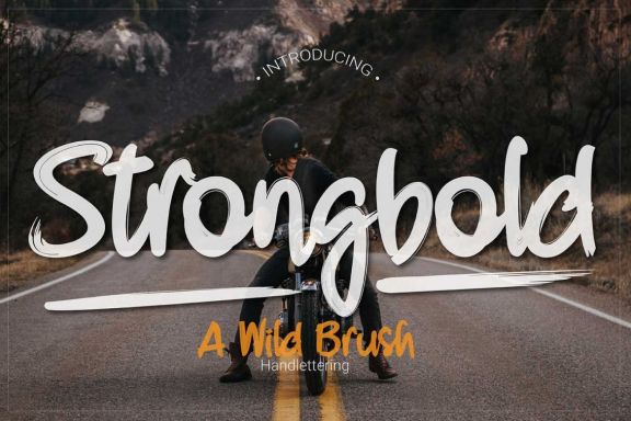Strongbold Brush Font