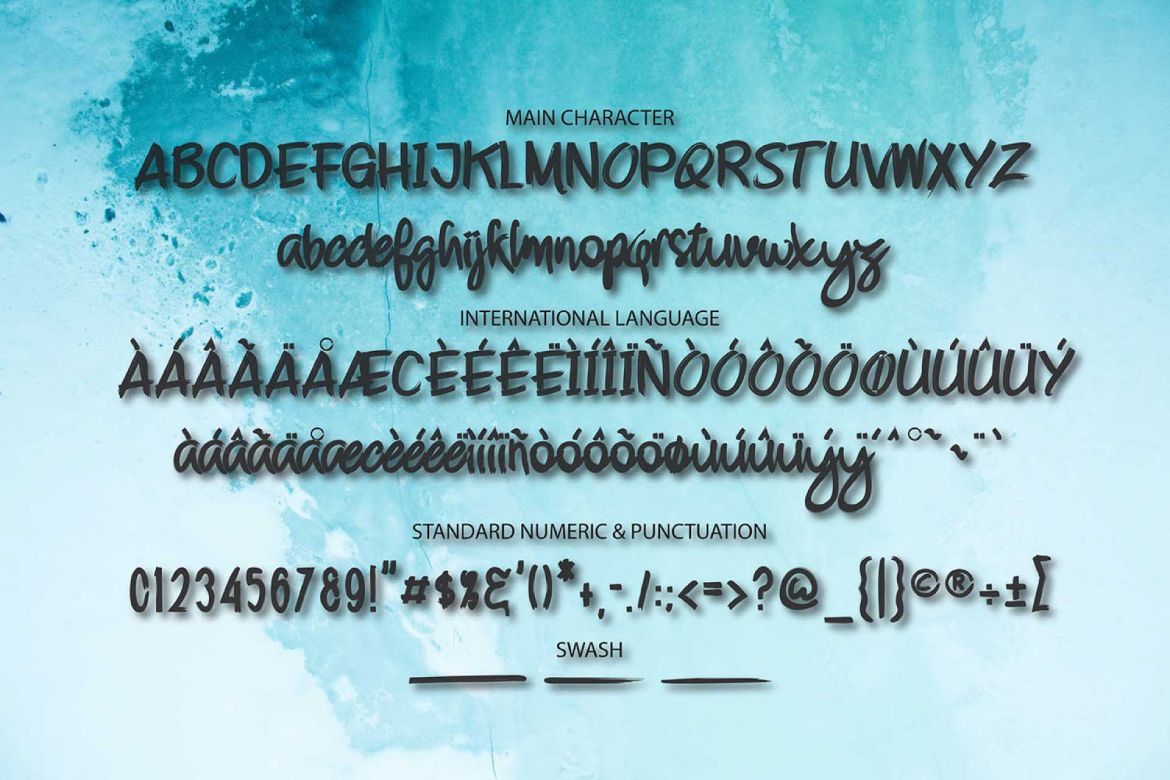 Strongbold Brush Font - view 10