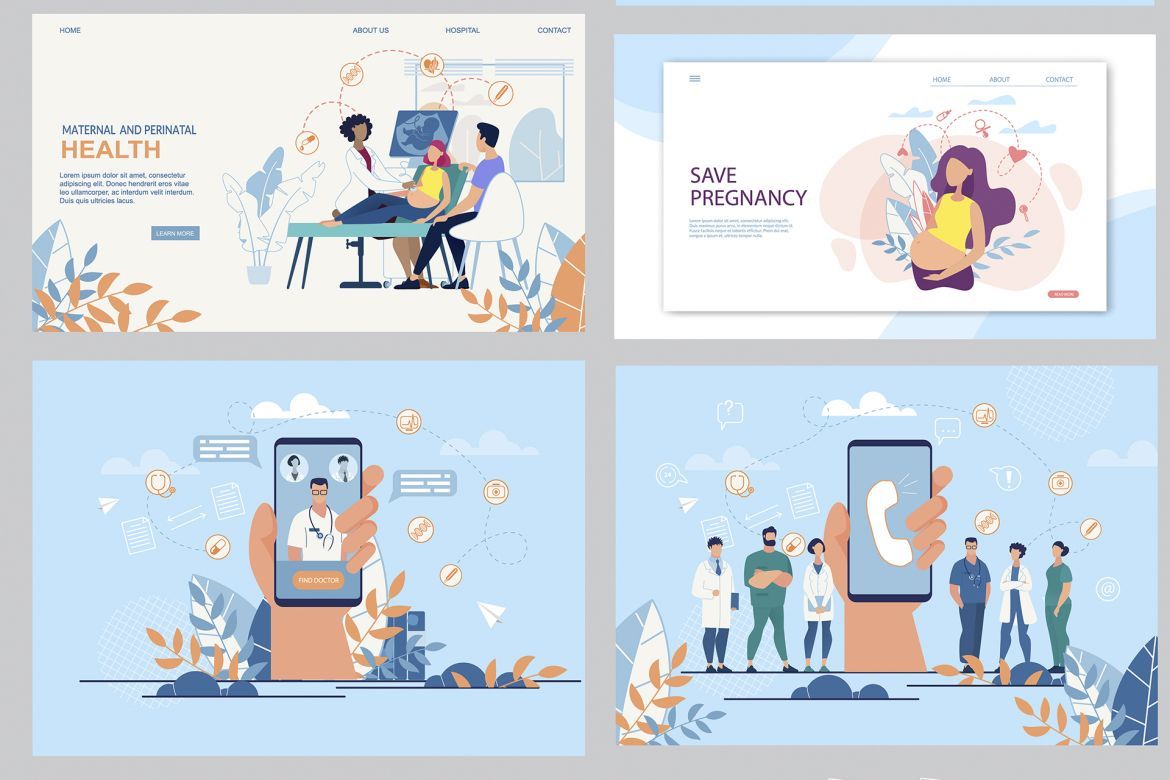 Medicine Scenes Flat Collection alternate