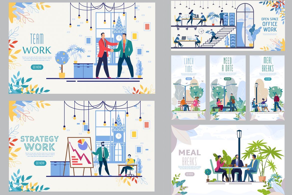 Business Meeting Scenes Collection alternate