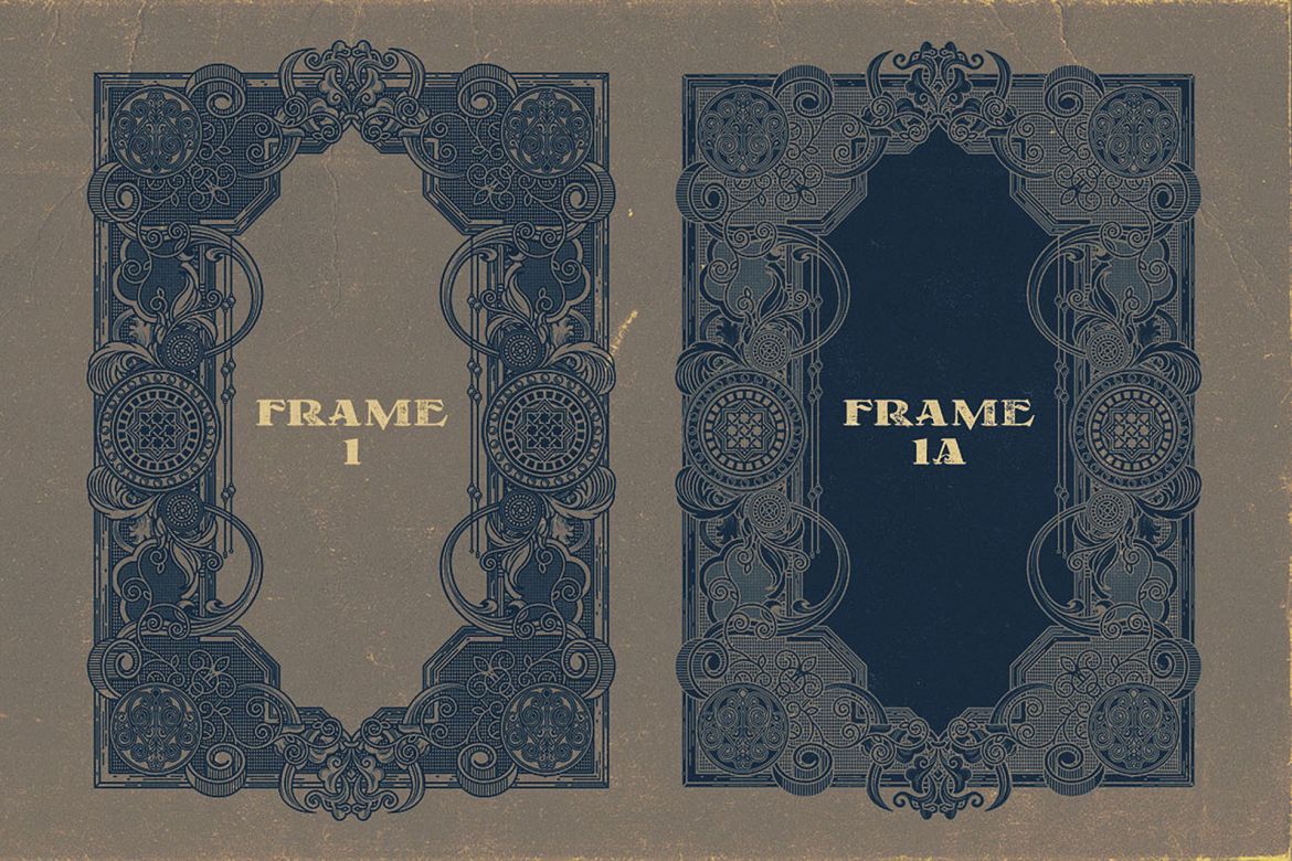 20 Ornamental Vintage Frames 2 - view 4