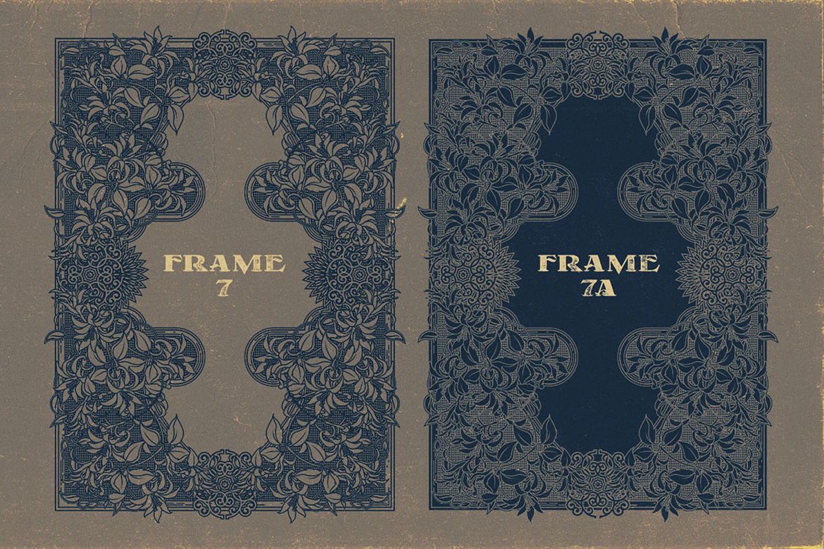 20 Ornamental Vintage Frames 2 - view 10