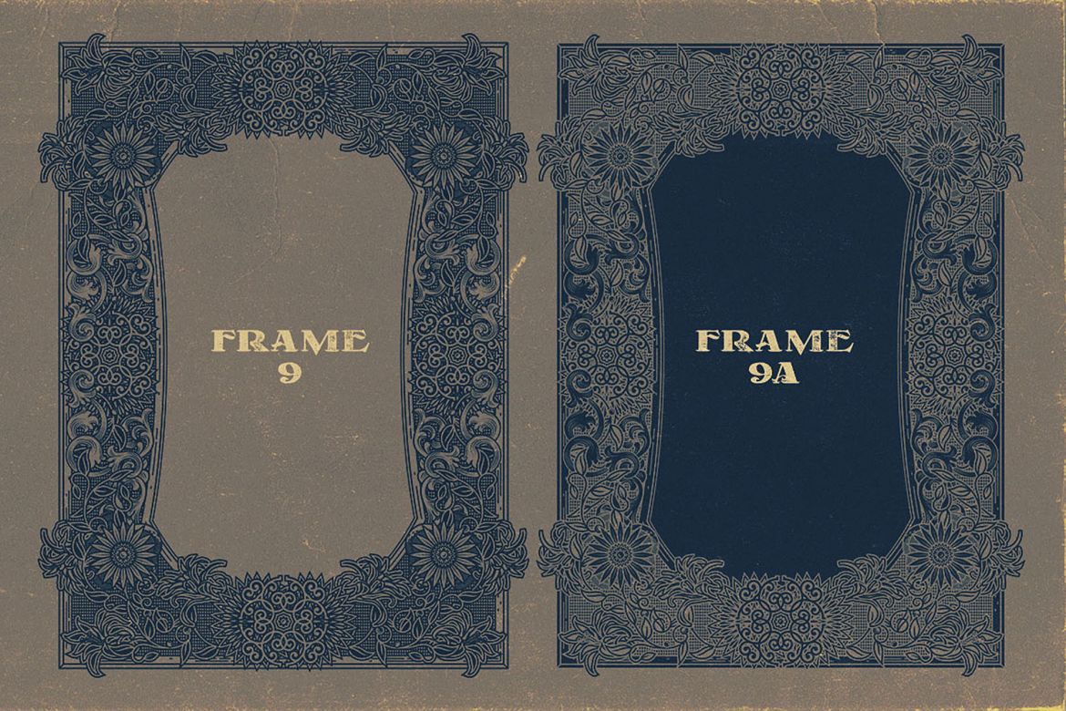 20 Ornamental Vintage Frames 2 - view 12