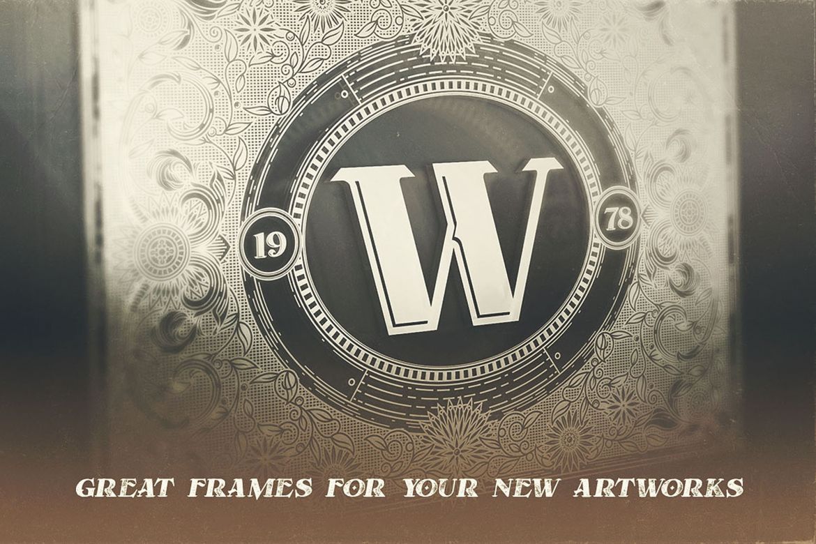 20 Ornamental Vintage Frames 2 - view 14