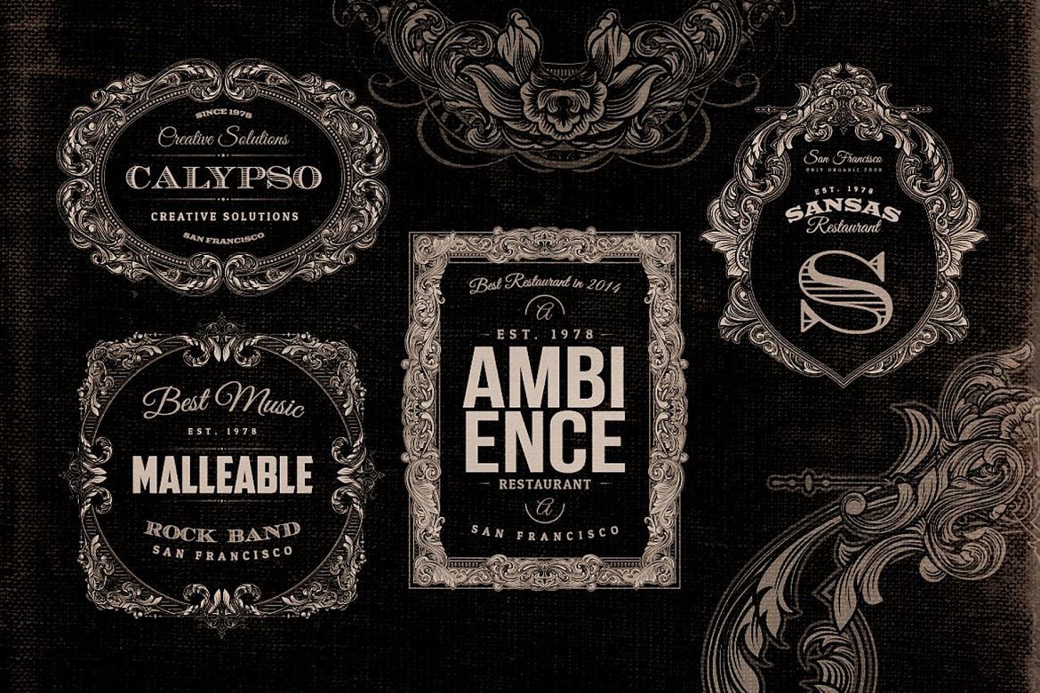 10 Frames Vol.7 - Victorian Ornament - view 4