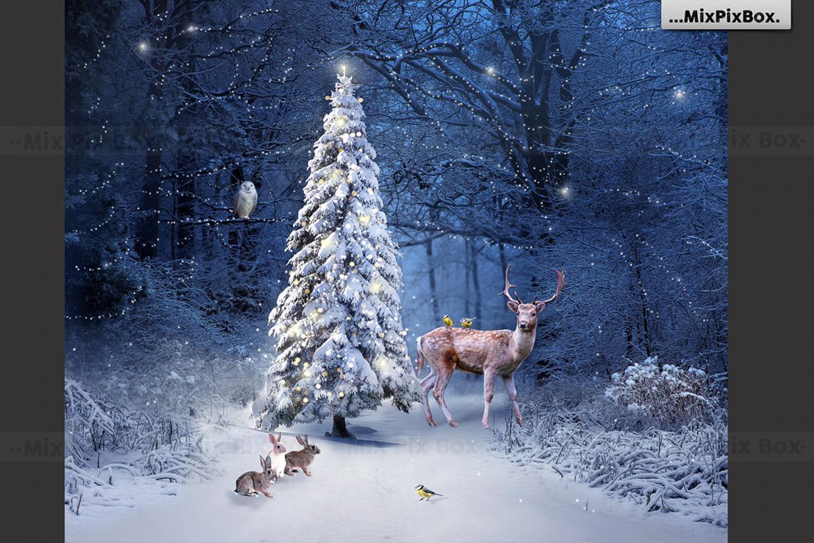 Christmas Backdrop - view 3