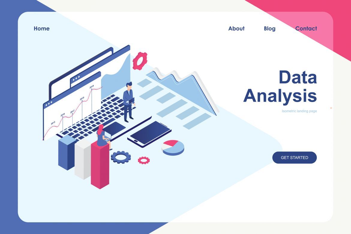Data Analysis Flat Illustration alt