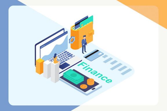 Financial Management Flat Illustration