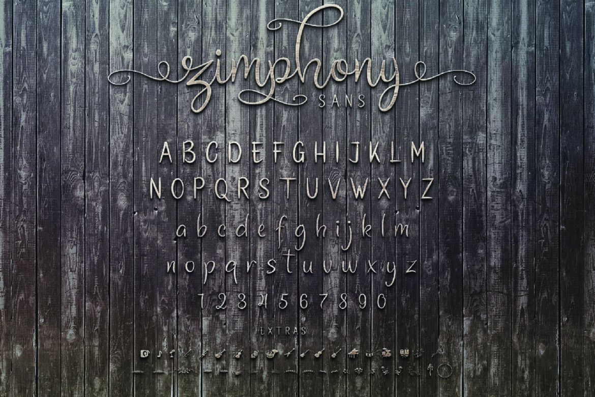 Zimphony Font Duo alternate