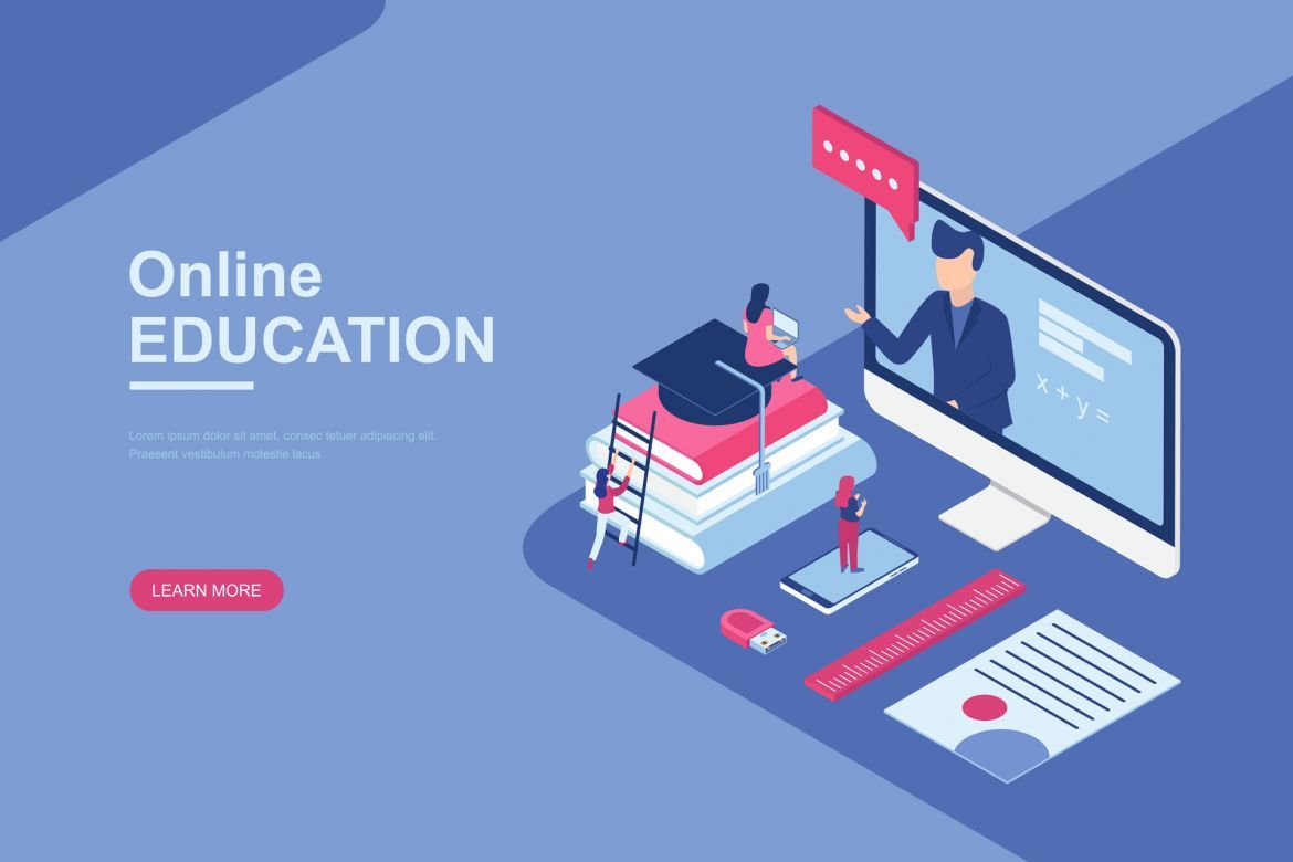 Online Training Courses Illustration alternate