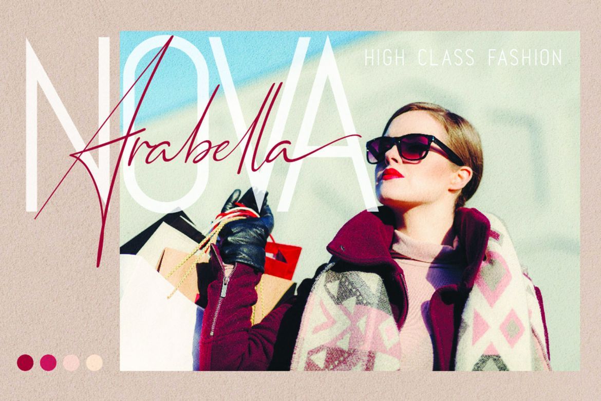 Qiara Collections Font Duo alternate