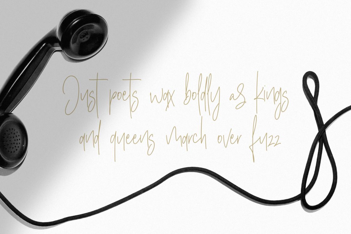 Masstro Signature Typeface - view 7