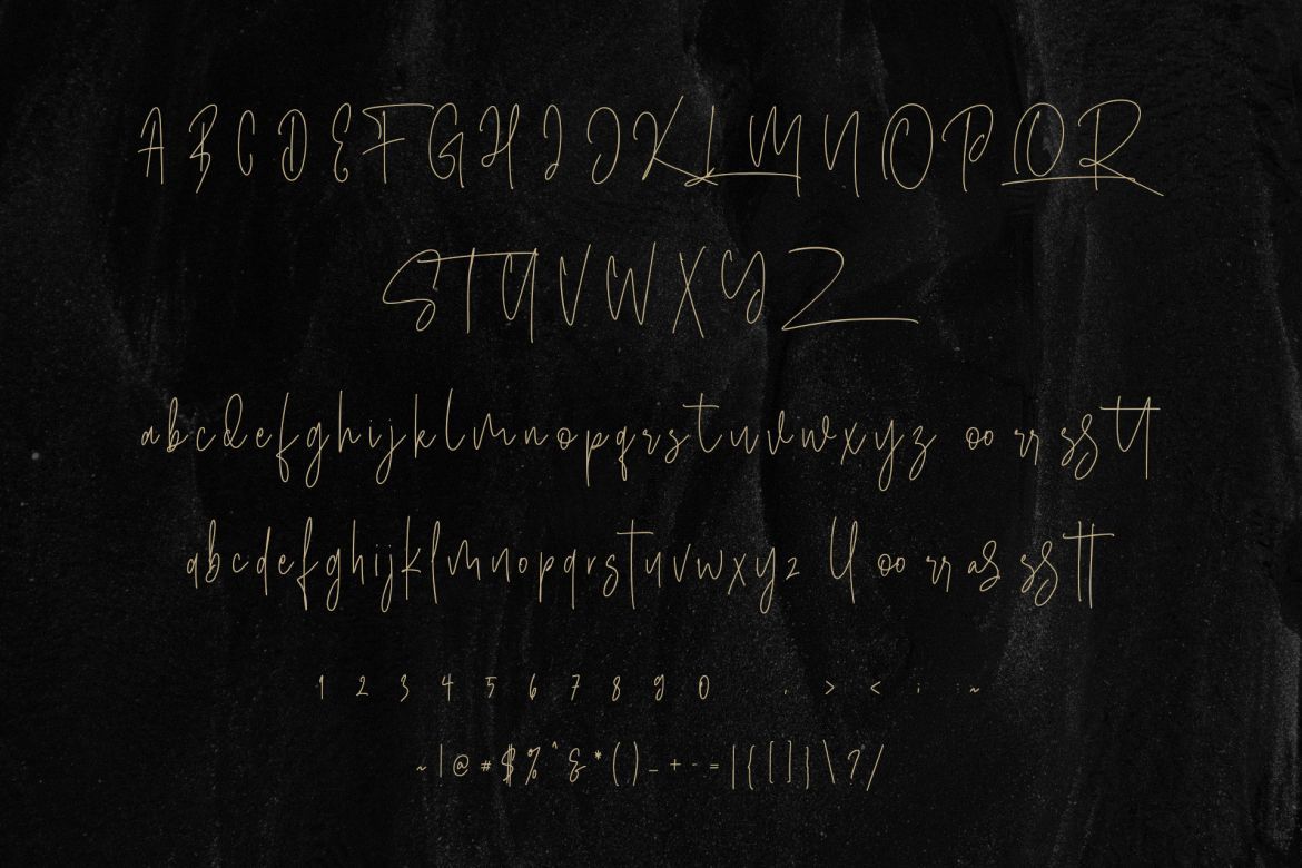 Masstro Signature Typeface - view 10