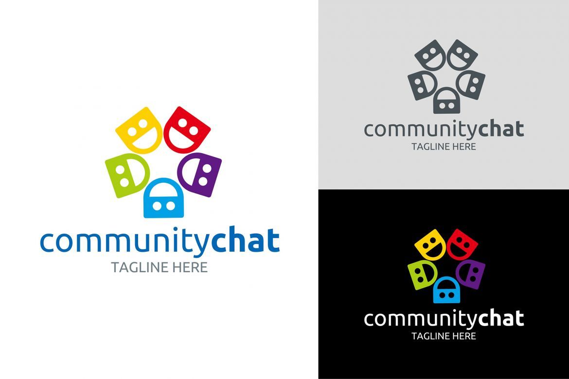 Community Chat Logo alternate