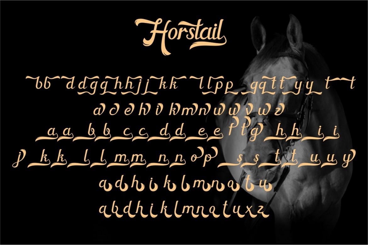 Horstail Display Font - view 9