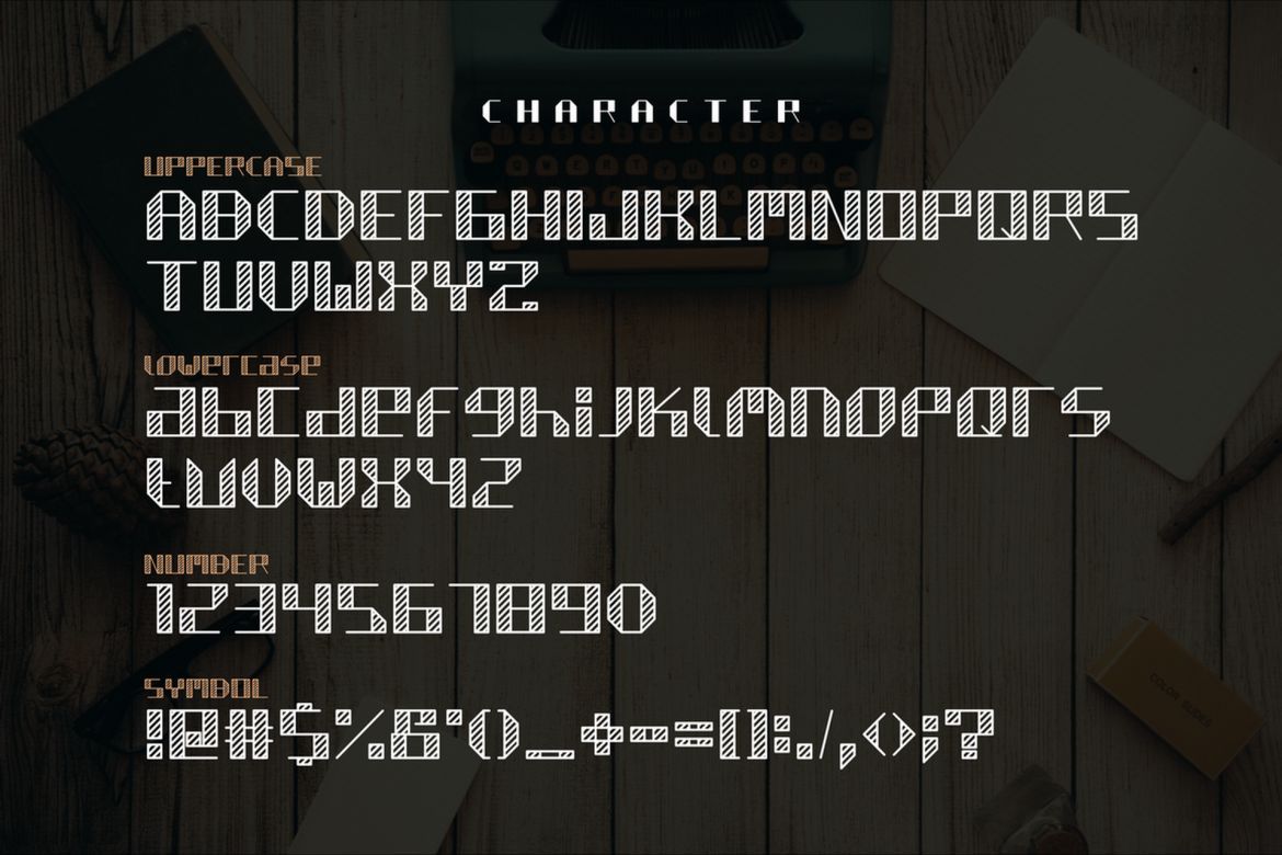 Quiltix Display Font - view 4