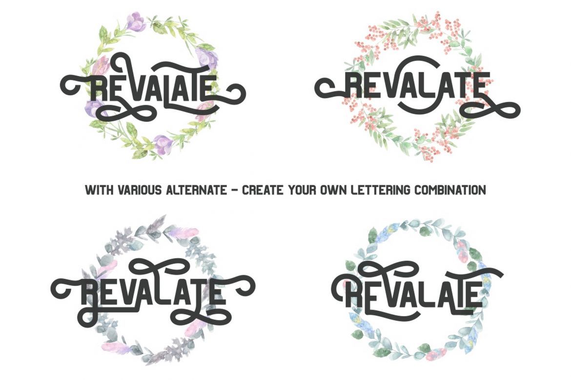 Revalate Display Font alternate