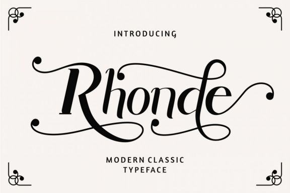 Rhonde Display Font