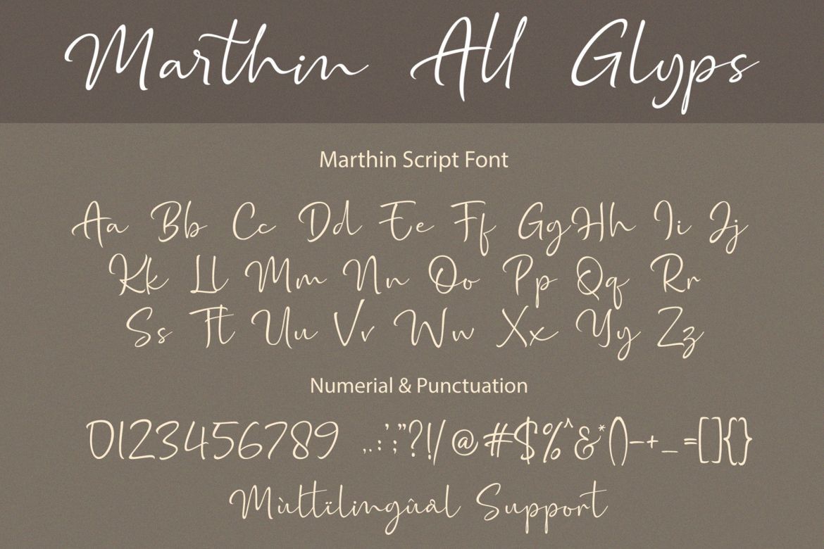 Marthin Script - view 12