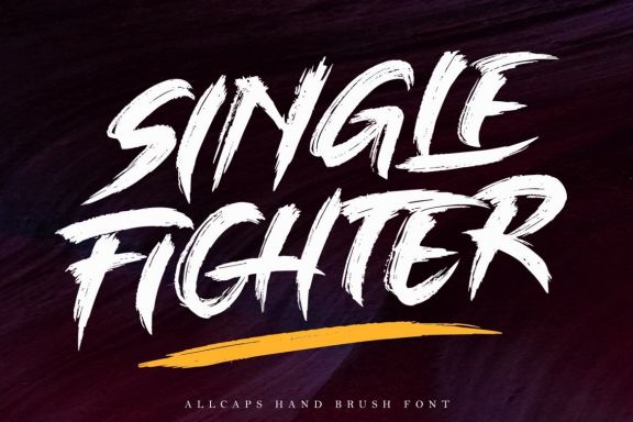 SIGLE FIGHTER Brush Font
