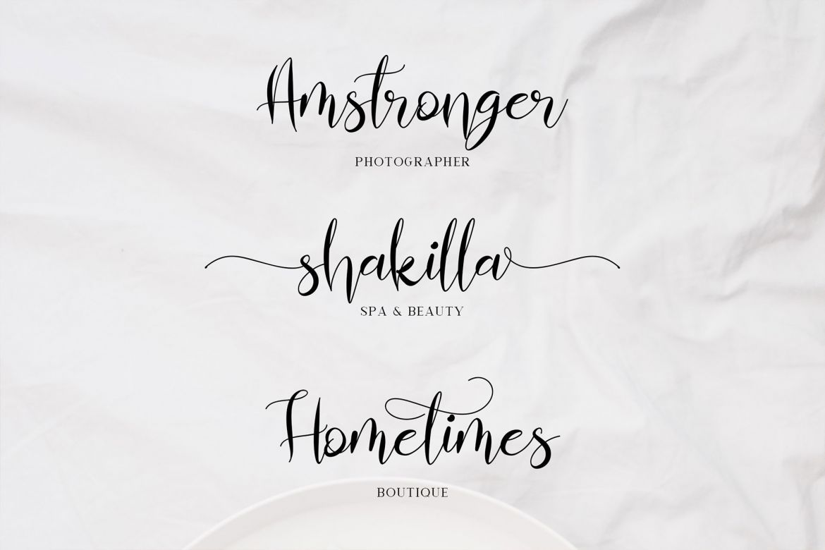 Almahira - Script Font - view 3