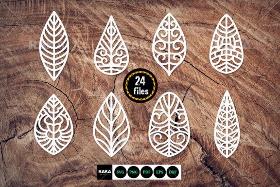 24 Leaf Nature Vector Shapes