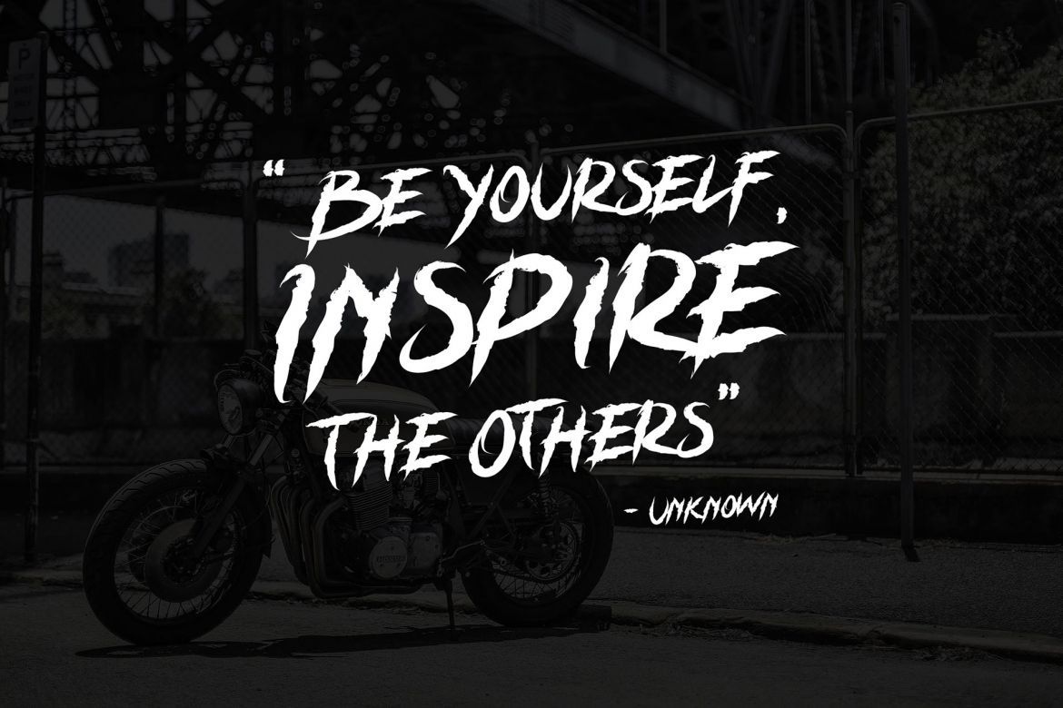 Grizzly Attack – Brush Font - view 3