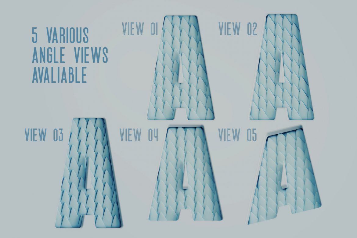 Free Simple Fantasy 3D Lettering - view 2